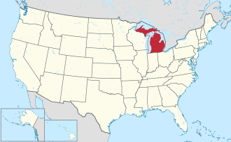 Michigan State Map